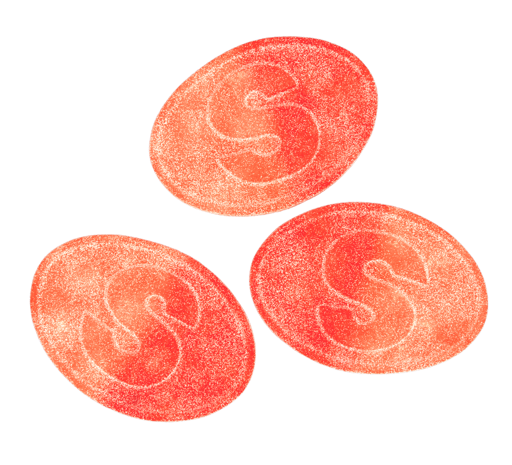 S-Marke Sour Peach 8x500g (8.8lbs) (4kg)