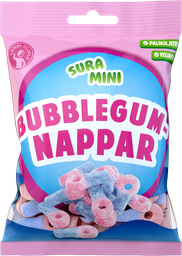 [50573] Sour Bubblegum Dummies (18pk - 70g bags)